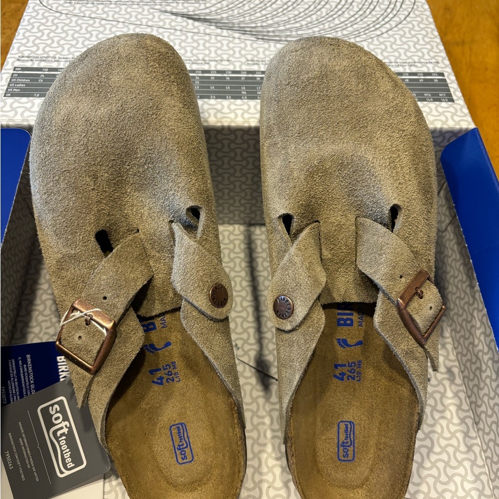 Taupe Boston Birkenstock